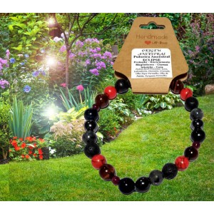 PULSEIRA ANCESTRAL - ECLIPSE (C/ PEDRAS SEMI-PRECIOSAS)